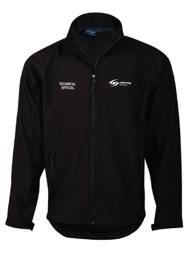 Officials Men's Soft Shell Jacket SV Logo - Black (SUBSIDISED BY SV)