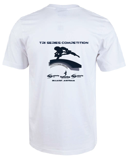 2025 TRI SERIES TOUR - SHORT SLEEVE TEE - UNISEX - WHITE
