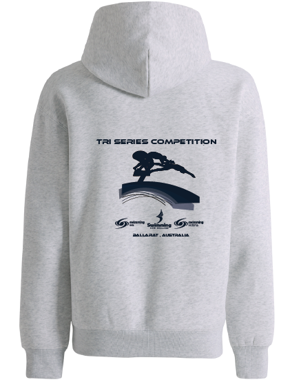 2025 TRI SERIES TOUR - EVENT HOODIE - WHITE MARL