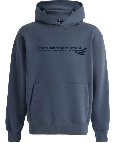 2025 TRI SERIES TOUR - EVENT HOODIE - SLATE GREY