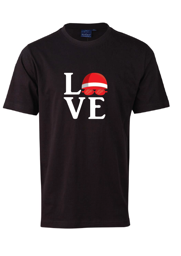 "LOVE" SHORT SLEEVE TEE - UNISEX BLACK