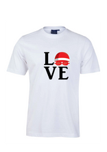 "LOVE" SHORT SLEEVE TEE - UNISEX WHITE