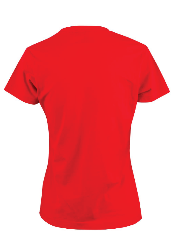 "LOVE" SHORT SLEEVE TEE - Women's sizing - RED