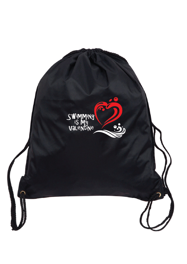 SWIMMING IS MY VALENTINE - Wet / Racing soft backpack