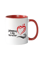 Boxed Mug - SWIMMING IS MY VALENTINE