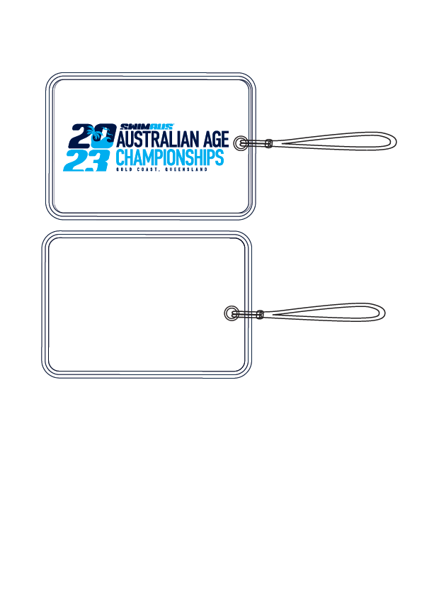 2023 Australian Age Championships - Bag Tag - GOLD COAST