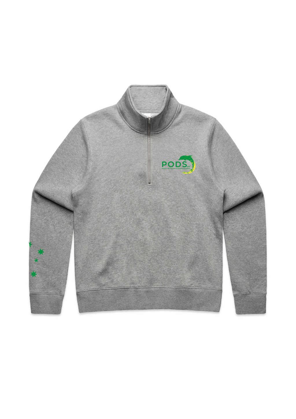 PODS - 1/4 ZIP SWEAT TOP