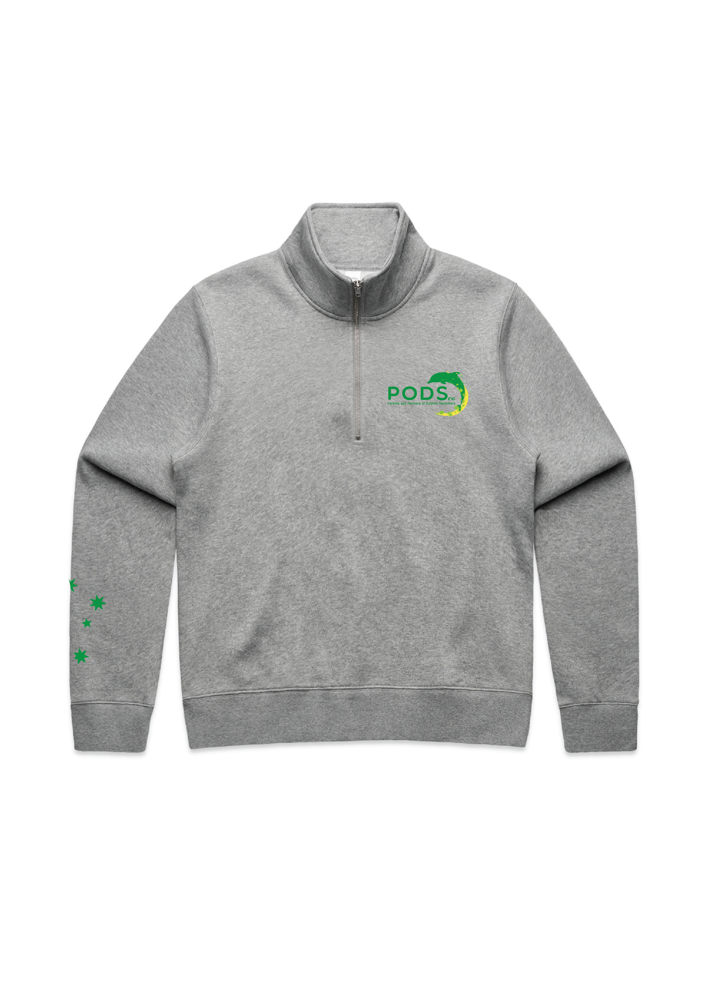 PODS - 1/4 ZIP SWEAT TOP