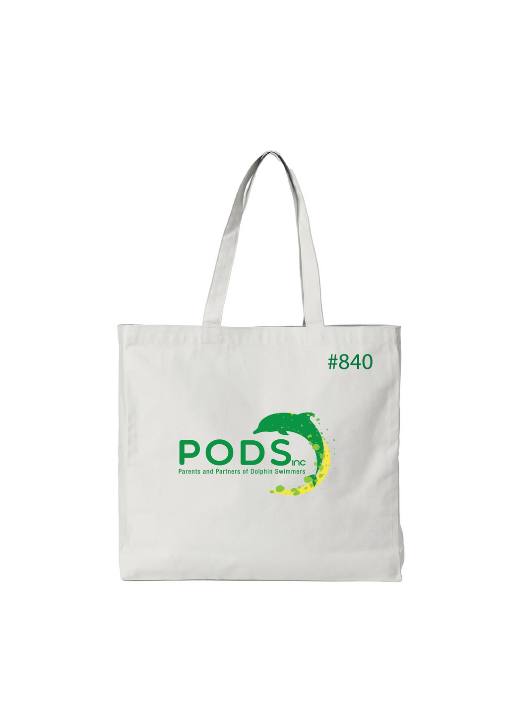 PODS - WHITE TOTE BAG