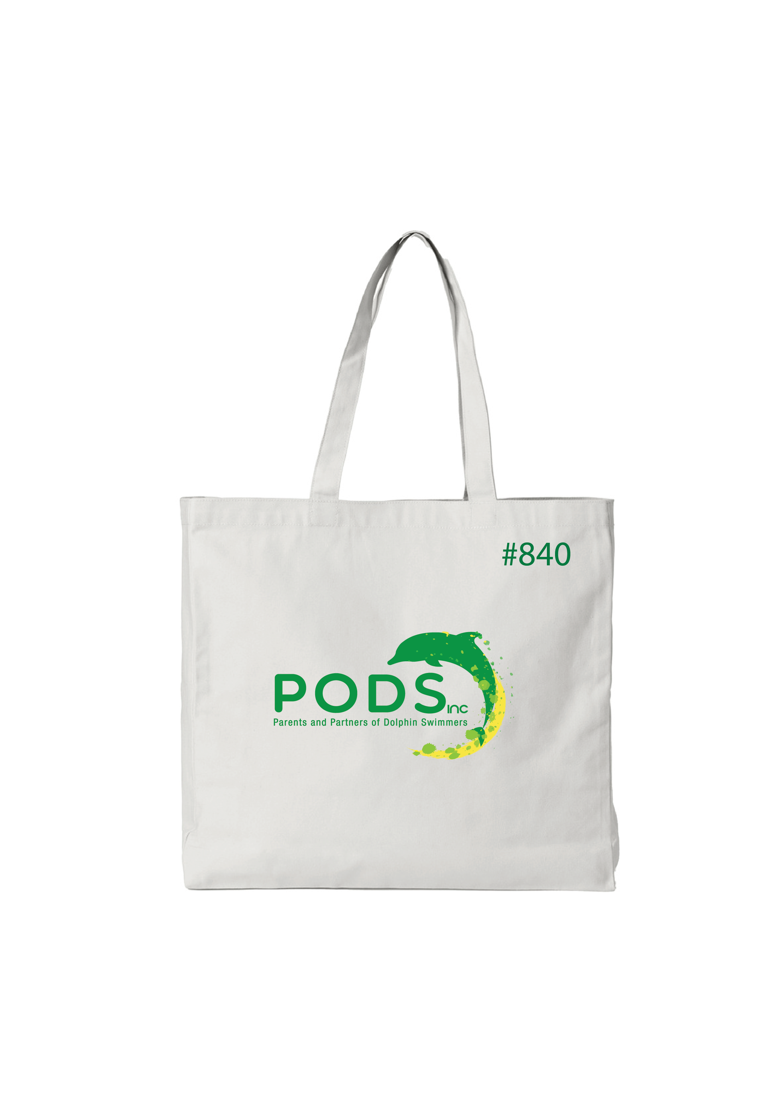 PODS - WHITE TOTE BAG
