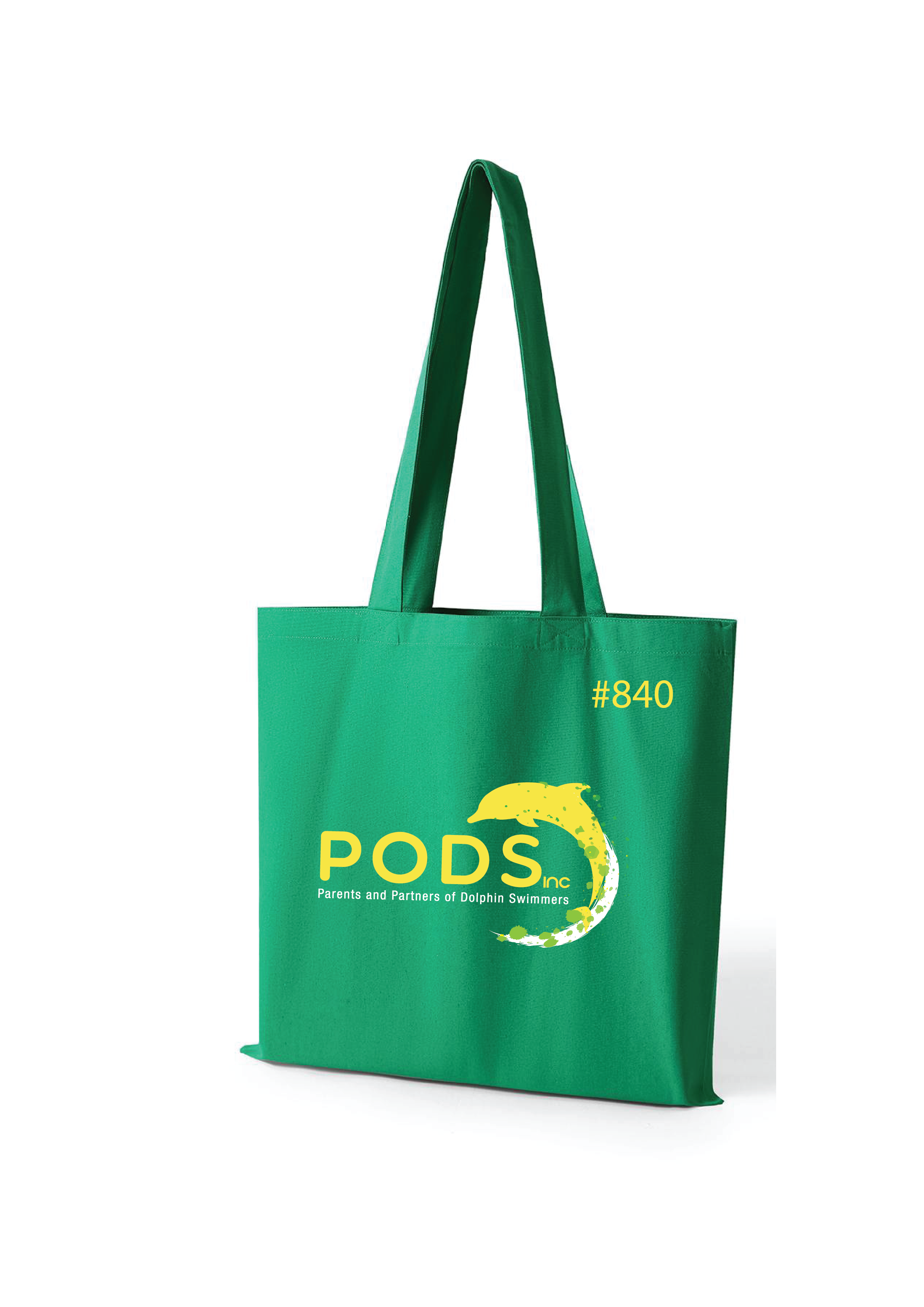 PODS - GREEN TOTE BAG