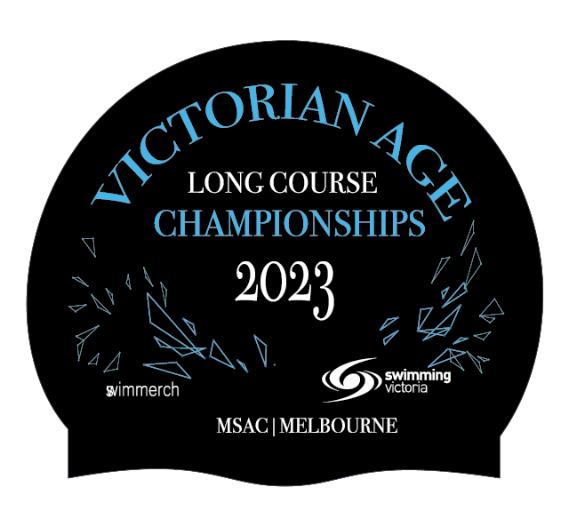 2023 Victorian Age LC Championships Silicone Swim Cap
