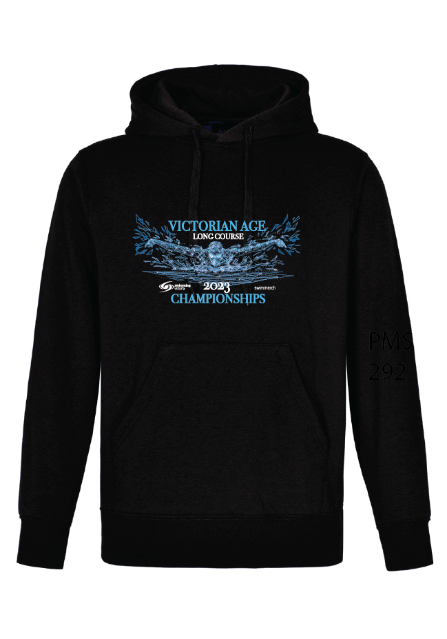 2023 Victorian Age LC Championships Hoodie -  Black