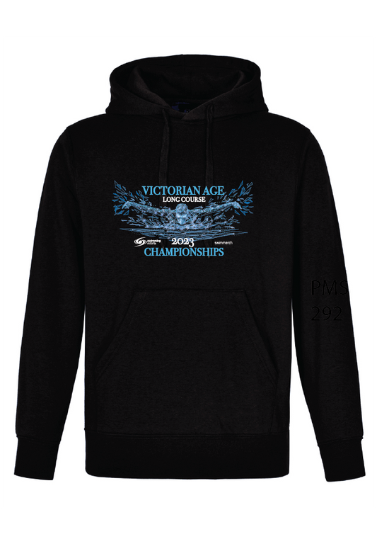 2023 Victorian Age LC Championships Hoodie -  Black