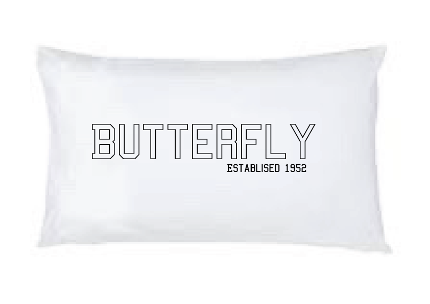 Pillowcase -Butterfly Est 1952