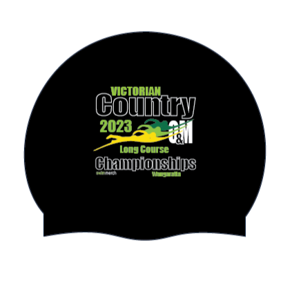 2023 Victorian Country LC Championships Silicone Swim Cap