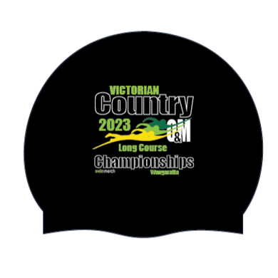 2023 Victorian Country LC Championships Silicone Swim Cap