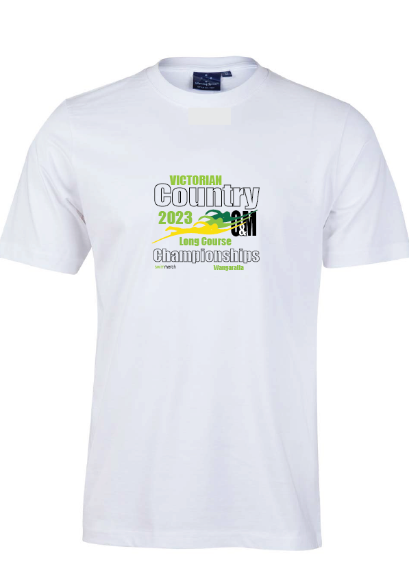2023 Victorian Country LC  Championships Tee - WHITE