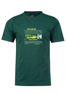 2023 Victorian Country LC  Championships Tee - BOTTLE GREEN