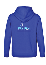 VICTORIAN AGE DIVING CHAMPIONSHIP HOODIE - BLUE- PERSONALISED OPTION EXTRA**