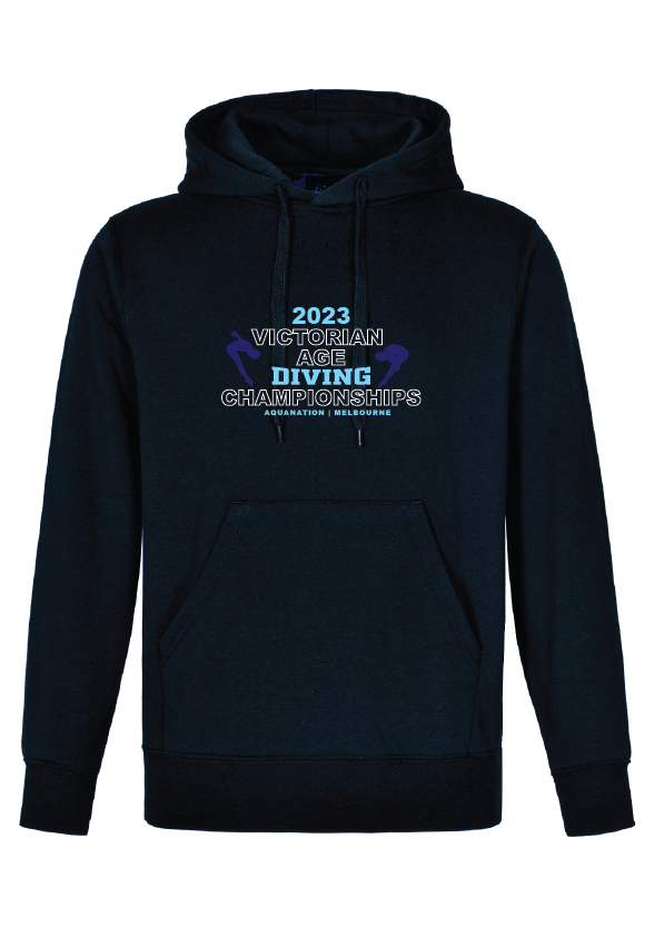 2023 VICTORIAN AGE DIVING CHAMPIONSHIP HOODIE NAVY** PERSONALISED OP
