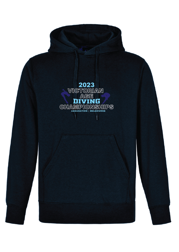 VICTORIAN AGE DIVING CHAMPIONSHIP HOODIE - NAVY** PERSONALISED OPTION EXTRA**