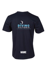 2023 VICTORIAN AGE DIVING CHAMPIONSHIP TEE -  NAVY - PERSONALISED NAME EXTRA