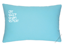 Pillowcase -"Eat Sleep Swim Repeat"