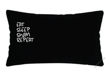 Pillowcase -"Eat Sleep Swim Repeat"