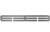 Stainless Steel & Black Iron Medal Display Hanger - Extender Bar - Long
