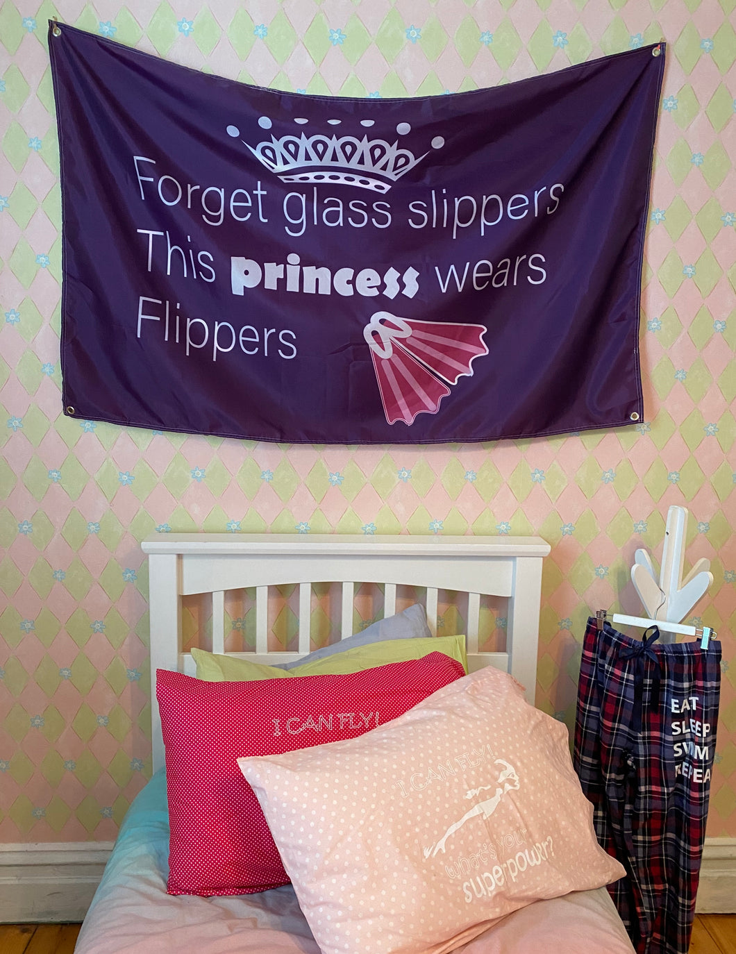 Princess Wears Flippers - Room Flag