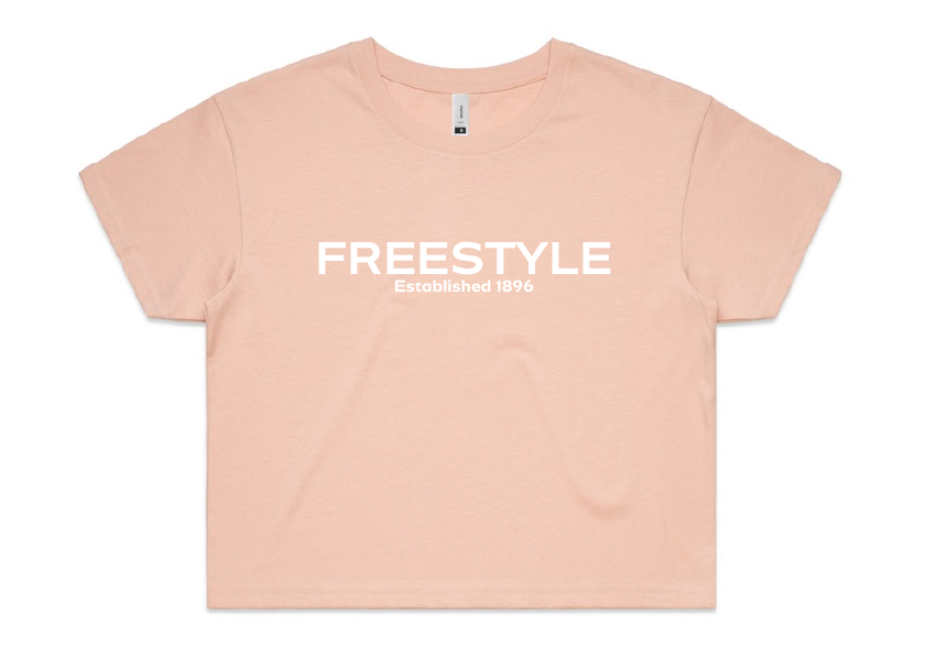 Sleepwear Crop Tee - "Freestyle" Est 1896