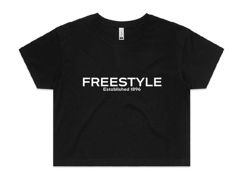 Sleepwear Crop Tee - "Freestyle" Est 1896