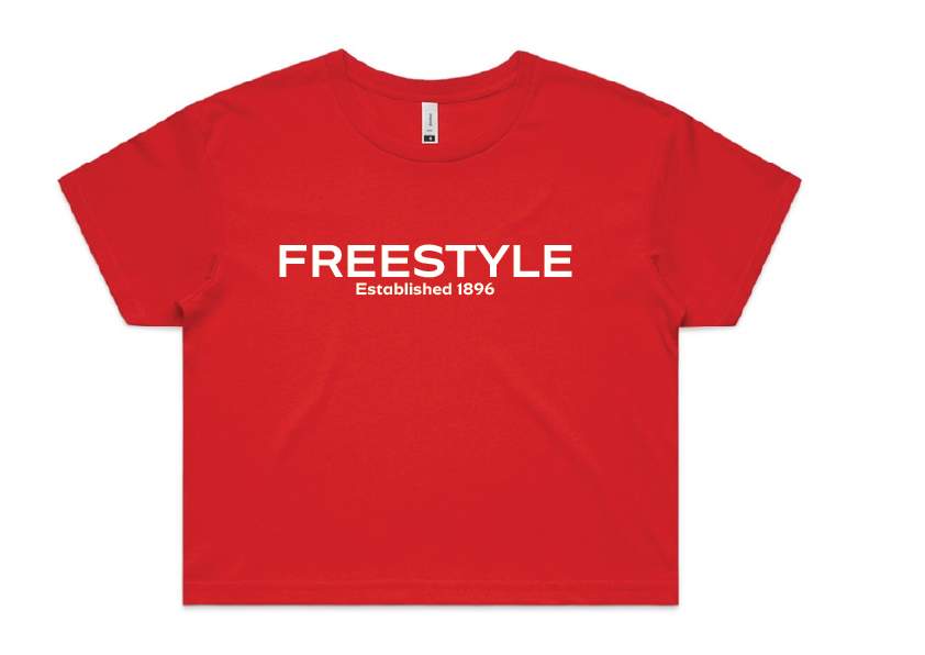 Sleepwear Crop Tee - "Freestyle" Est 1896