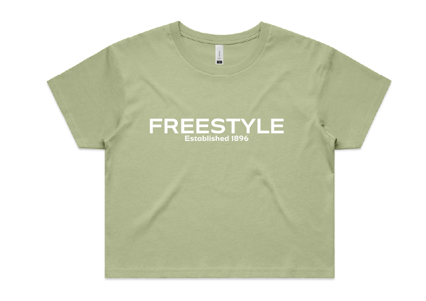 Sleepwear Crop Tee - "Freestyle" Est 1896