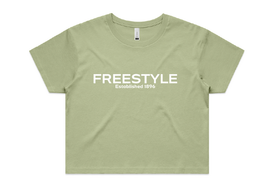 Sleepwear Crop Tee - "Freestyle" Est 1896