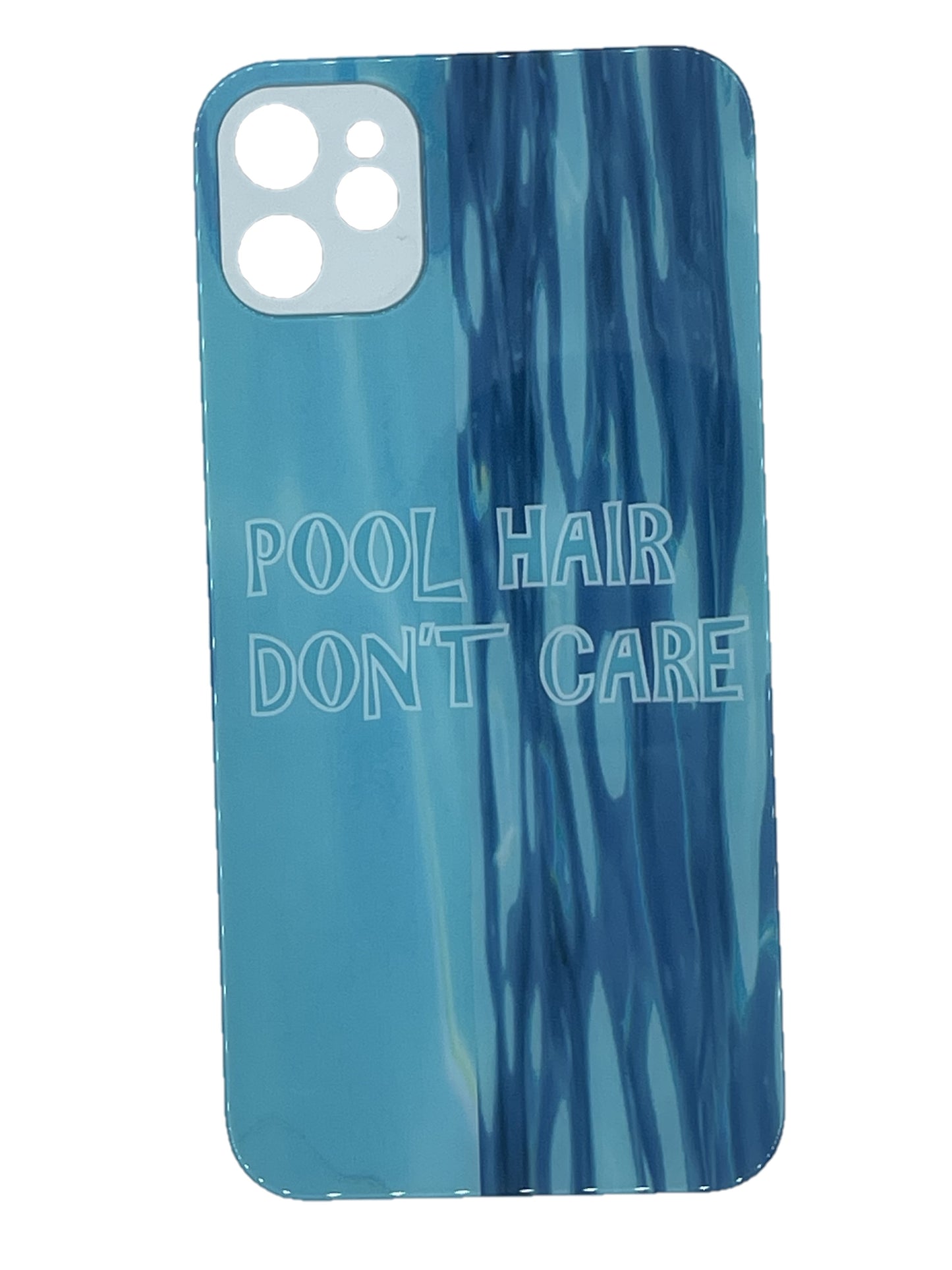 iPhone Cover - Photographic water POOL HAIR DON'T CARE