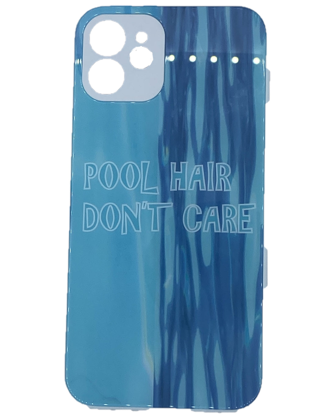 iPhone Cover - Photographic water POOL HAIR DON'T CARE
