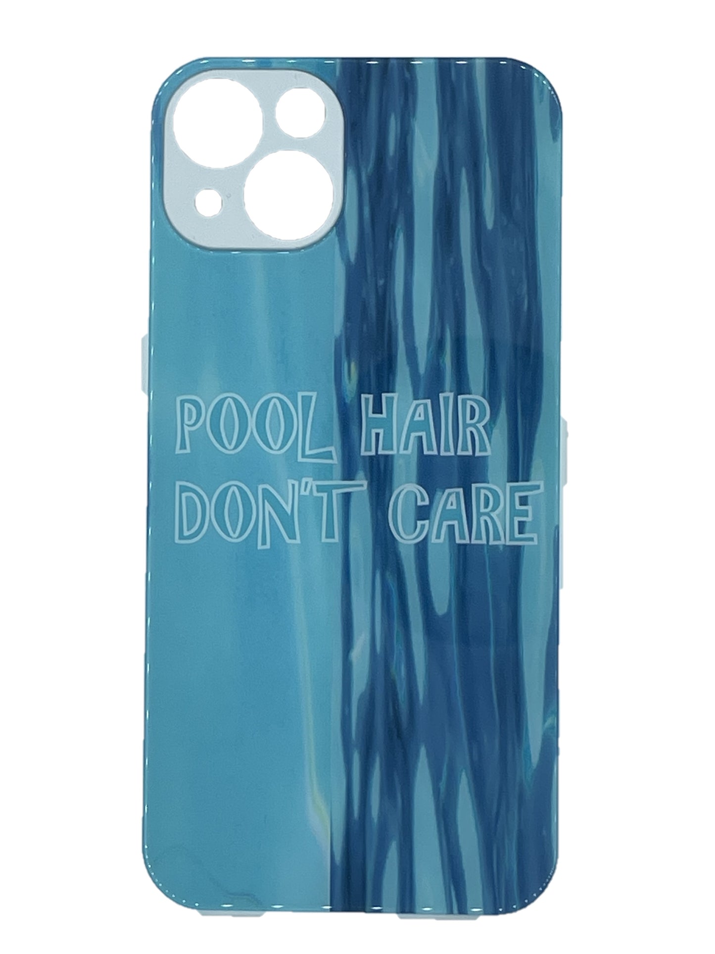 iPhone Cover - Photographic water POOL HAIR DON'T CARE