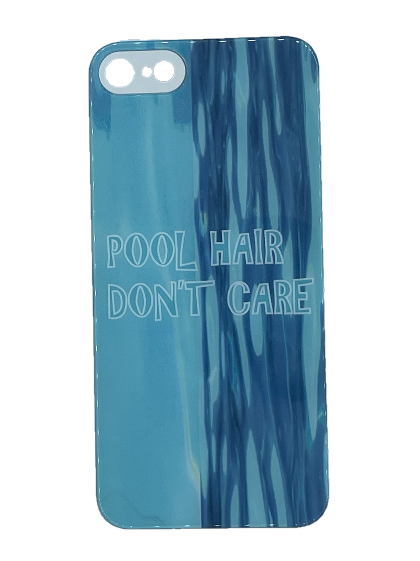 iPhone Cover - Photographic water POOL HAIR DON'T CARE