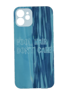 iPhone Cover - Photographic water POOL HAIR DON'T CARE