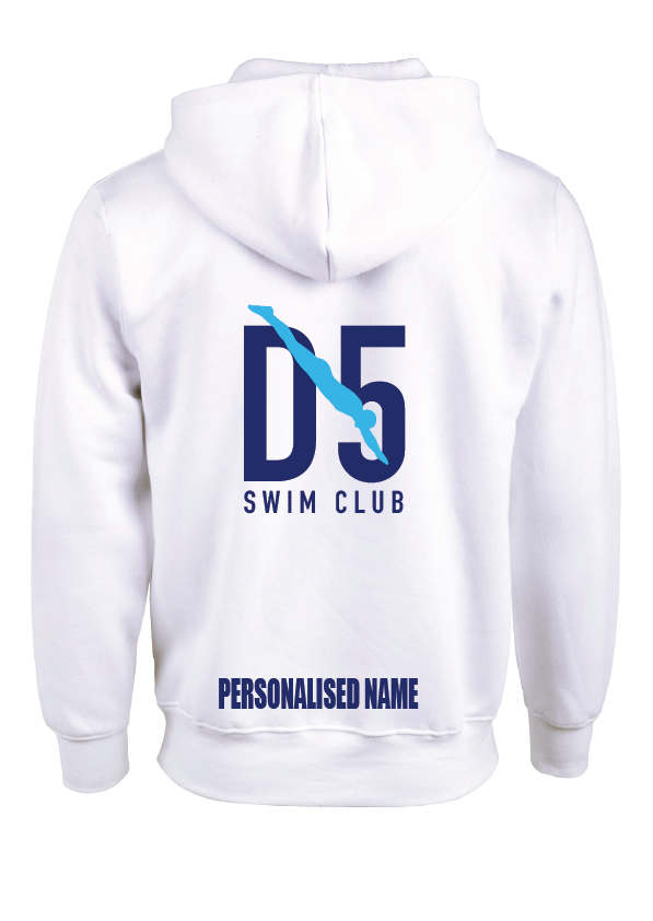 D5 Swim Club Classic Hoodie White