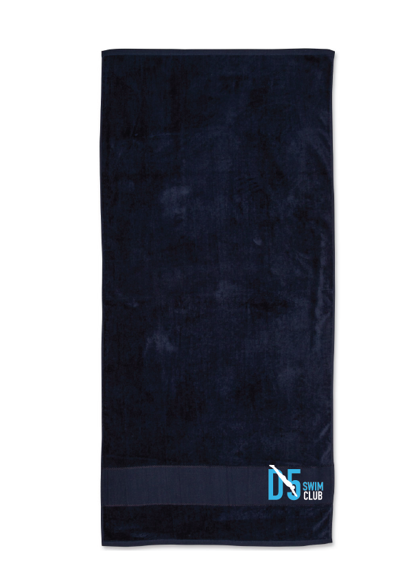 D5 Swim Club Towel - Navy
