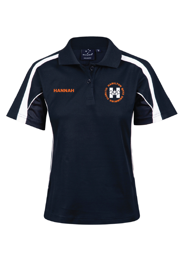 Hamilton Olympic Swim Club Polo Top