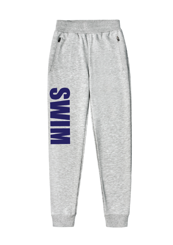 SWIM Fleece Trackpant - Grey Marle/Navy