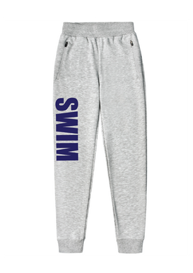 SWIM Fleece Trackpant - Grey Marle/Navy