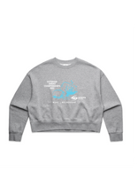 2023 Victorian Sprint Championships cropped sweat - Grey Marle