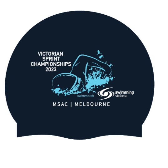 2023 Victorian Sprint Championships Silicone Swim Cap