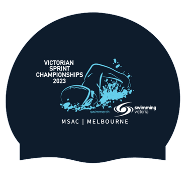 2023 Victorian Sprint Championships Silicone Swim Cap