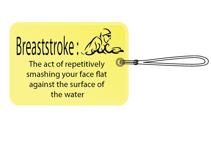 Bag Tag - Breaststroke